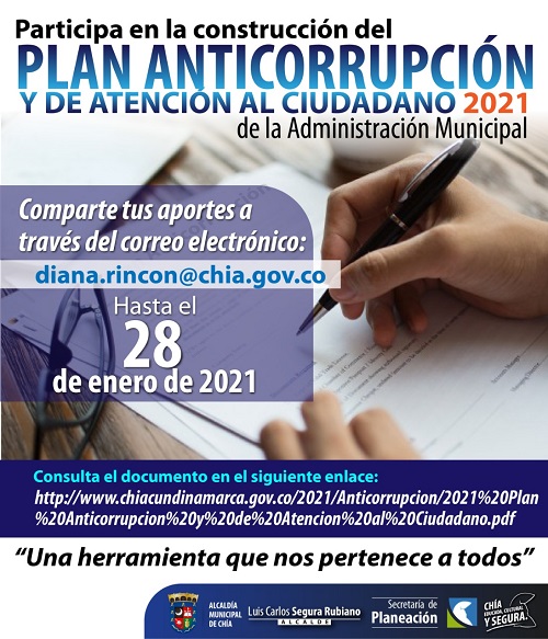 Participa en la construccin de Plan anticorrupcin