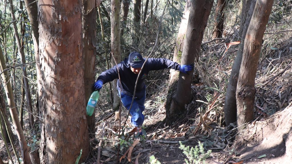 La administración Donoso retiró más de 3 toneladas de basura en los cerros