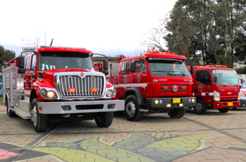 Bomberos de Chía y organismos de rescate en alerta por riesgo de incendios forestales
