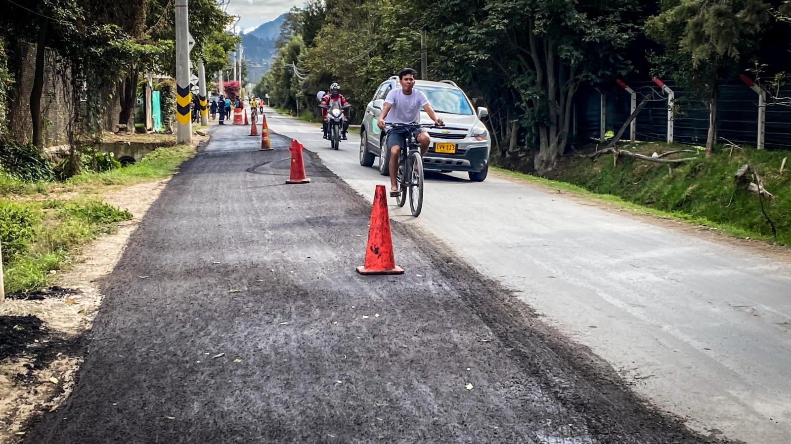 Las intervenciones de la malla vial llegaron a Tíquiza y Fagua