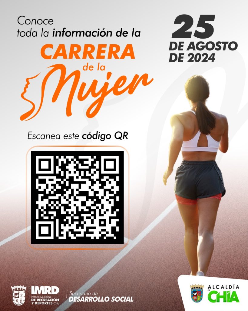 Este domingo 25 de agosto en Chía se vivirá la imponente carrera “Mujeres Vida y Esperanza”