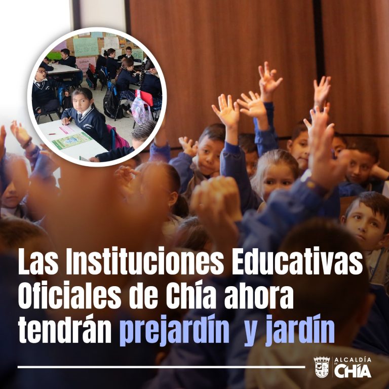 Chía implementa la educación inicial en las instituciones educativas Oficiales