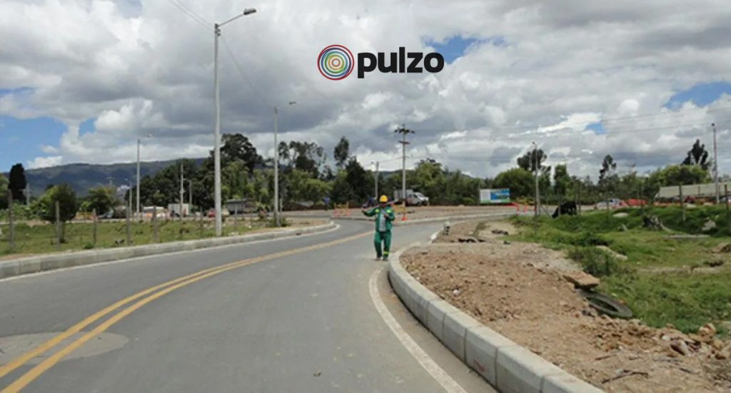 Anuncio para habitantes y conductores que pasan por importante vía de Cundinamarca