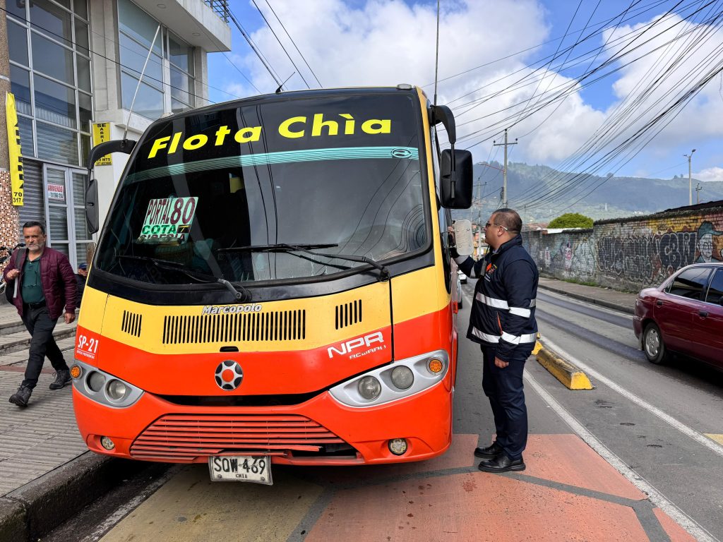 Secretaría de Movilidad refuerza seguridad vial con operativos en Chía