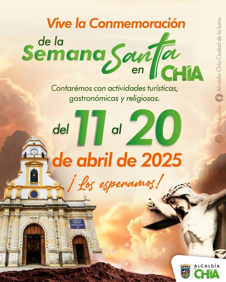 Semana Santa en Chía: un encuentro de fe, cultura y sabor