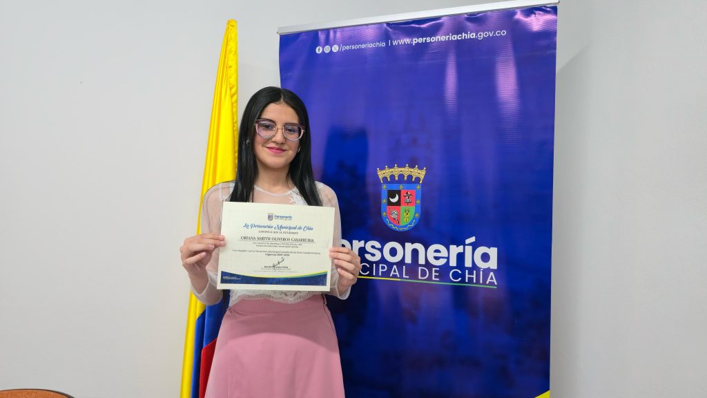 Chía tiene nueva personera municipal estudiantil 2025