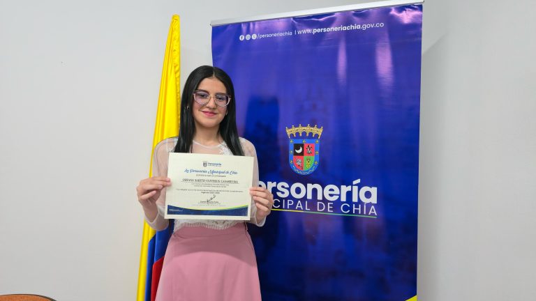 Chía tiene nueva personera municipal estudiantil 2025