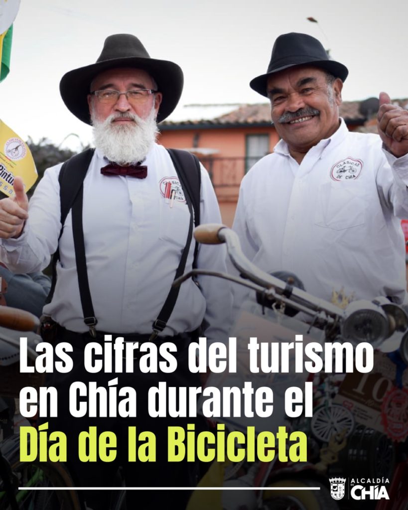 Las cifras del turismo en Chía durante el Día de la Bicicleta