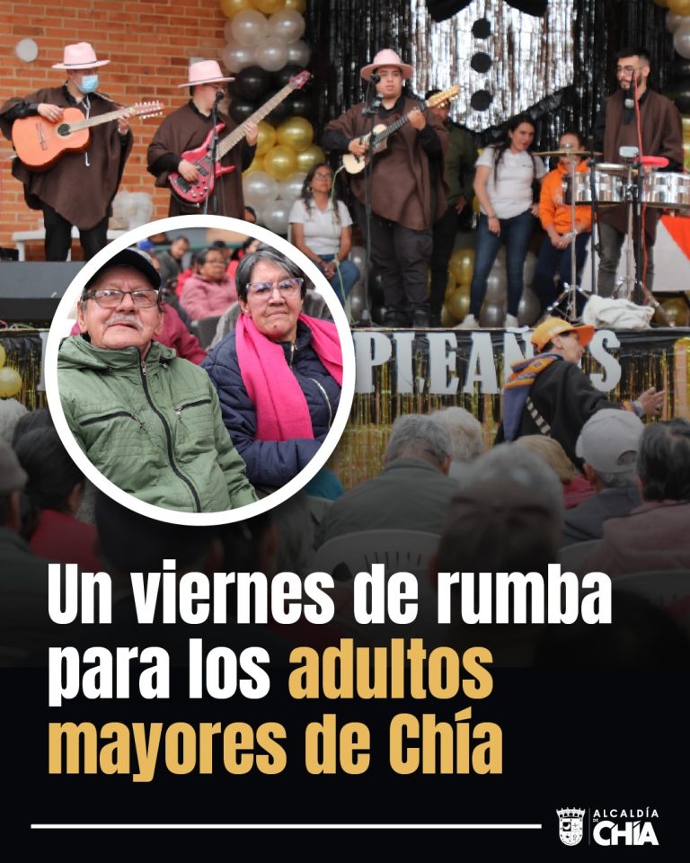 Un viernes de rumba para los adultos mayores de Chía