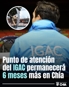 Seis meses más del convenio con el IGAC para garantizar la atención