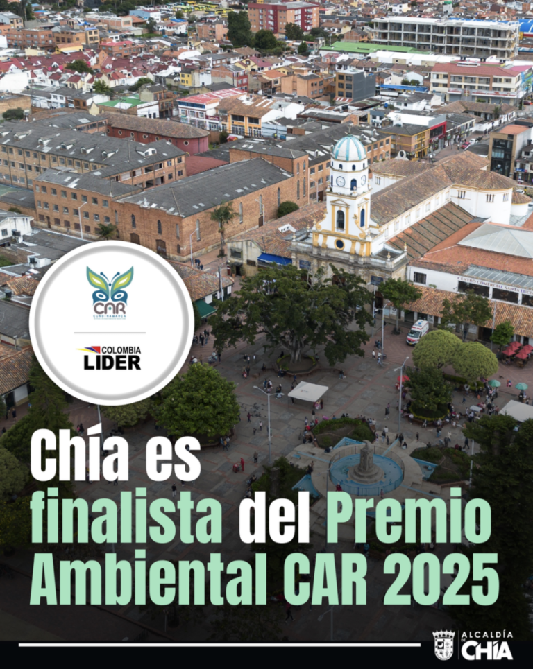 Chía es finalista del Premio Ambiental CAR 2025