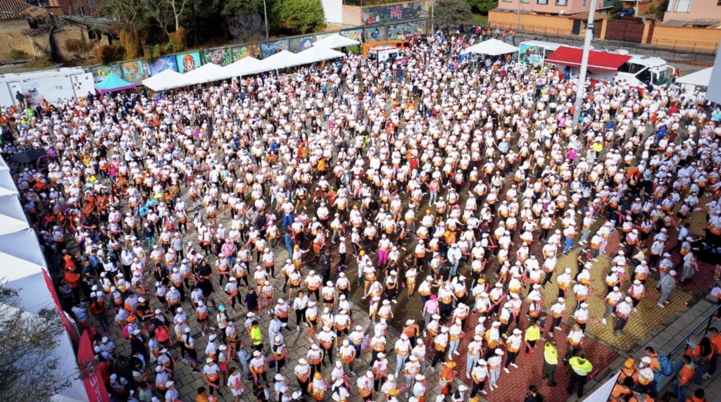 3.400 mujeres participaron en la Carrera Atlética Mujeres, Vida y Esperanza de Chía