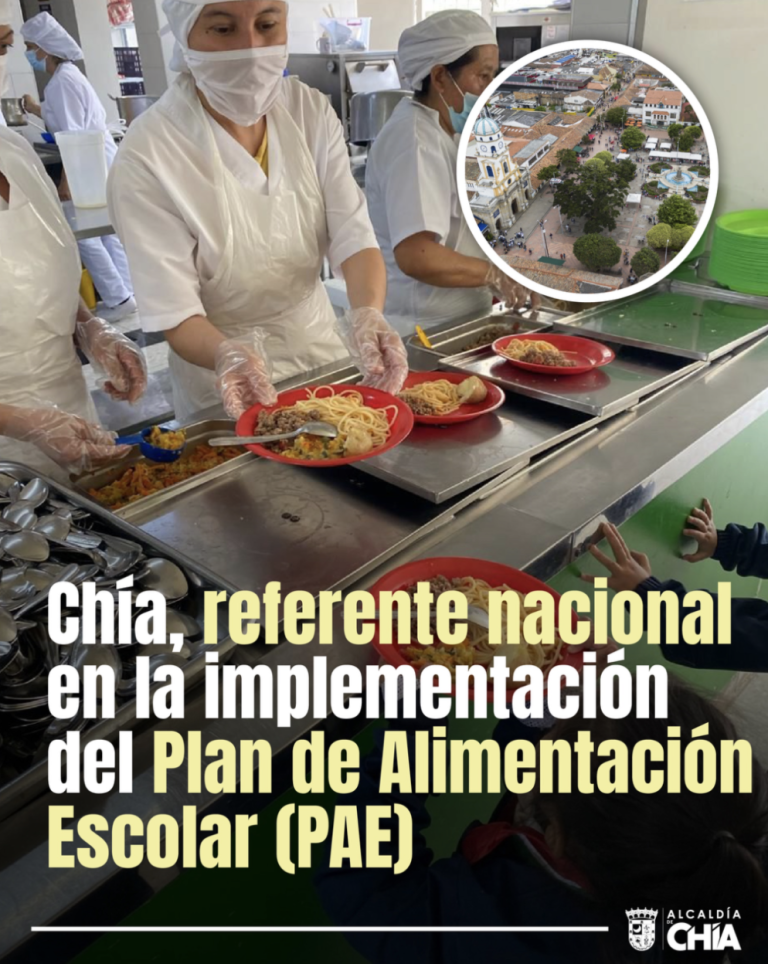 Chía, referente nacional en la implementación del Plan de Alimentación Escolar (PAE)