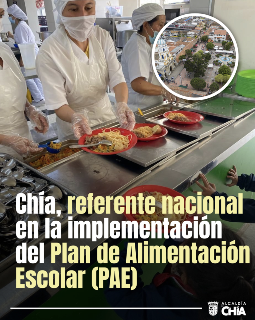 Chía, referente nacional en la implementación del Plan de Alimentación Escolar (PAE)