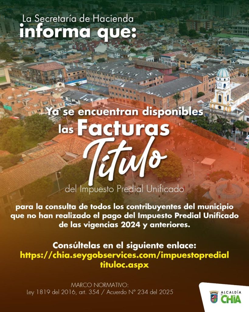 Consulte su Factura Título del Impuesto Predial Unificado