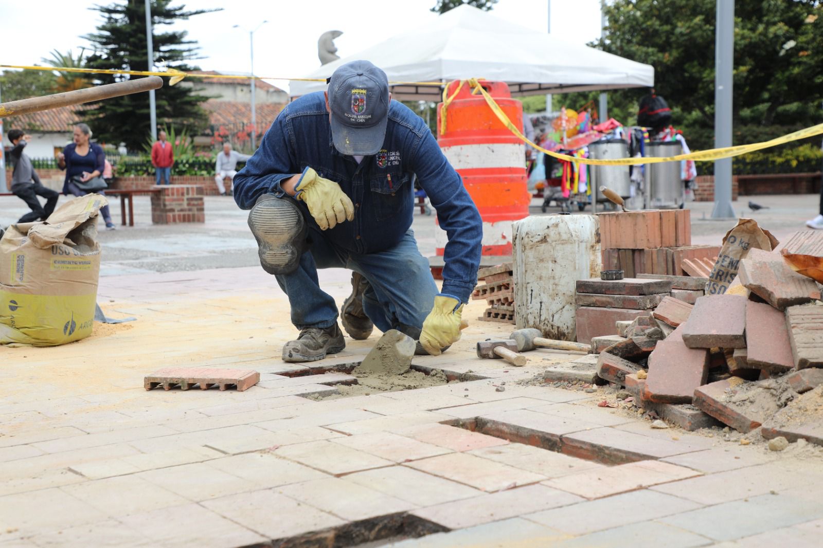 Obras Públicas avanza con la recuperación vial de Chía