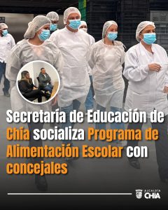 Administración socializa Programa de Alimentación Escolar con concejales
