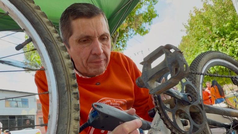 Chía inició las jornadas de marcación de bicicletas