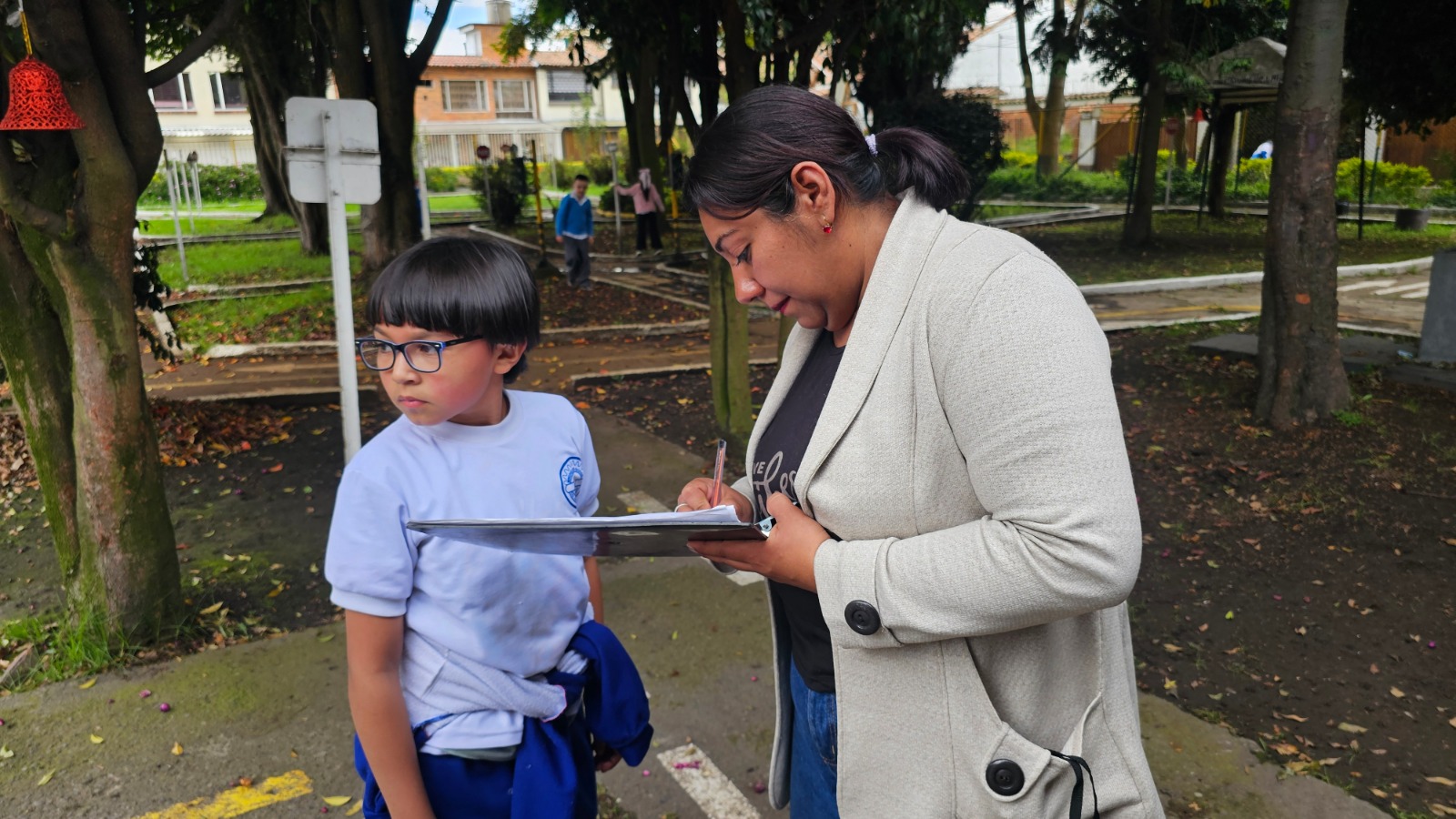 Aprender de seguridad vial jugando en Chía